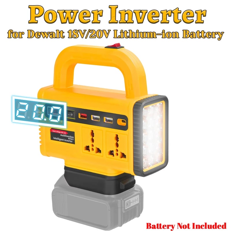 150W Power Inverter DC18V to A - Outdoor Power Adapter Usb C 评论和价格