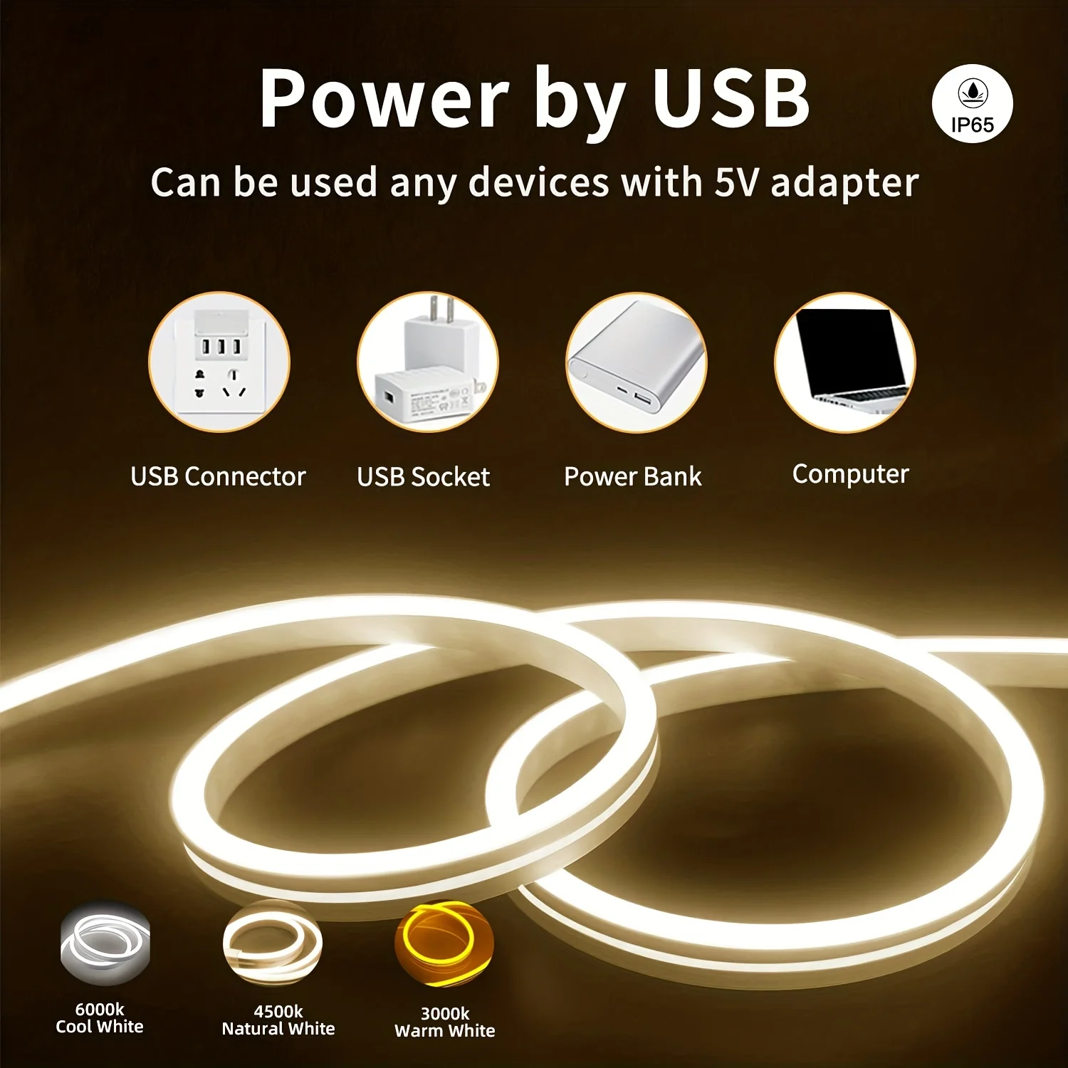 Motion Sensor Neon LED Light S - Outdoor Power Strip Weatherproof 评论和价格