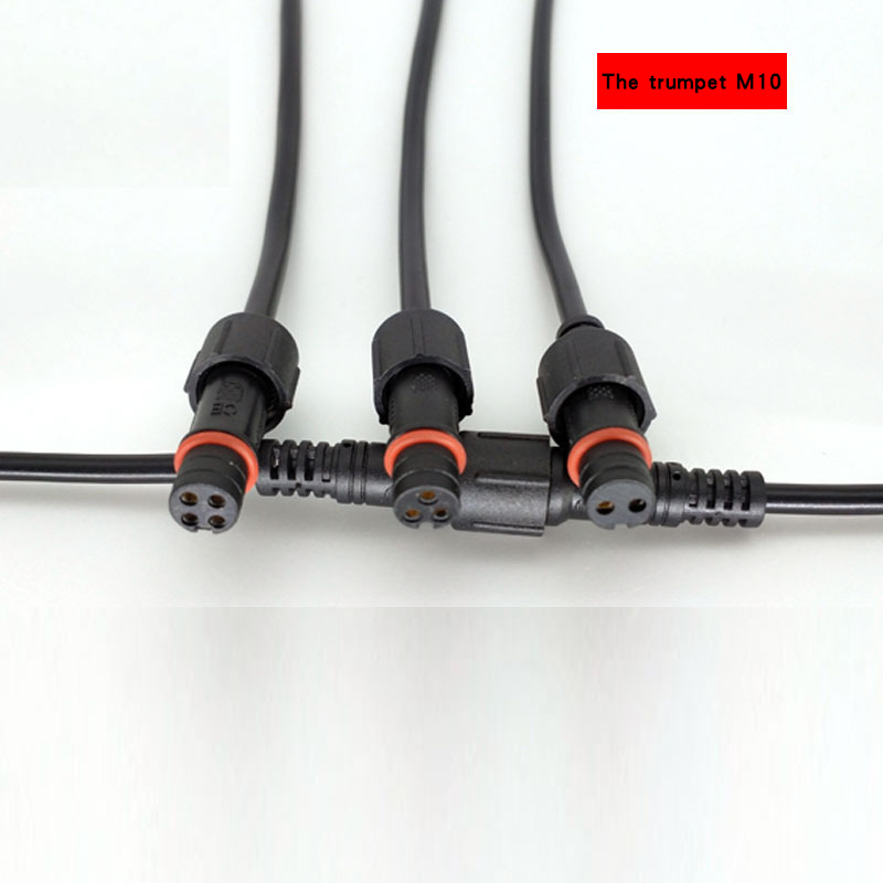 M10 Waterproof Connector 2Pin  - Outdoor Power Strip Weatherproof 评论和价格